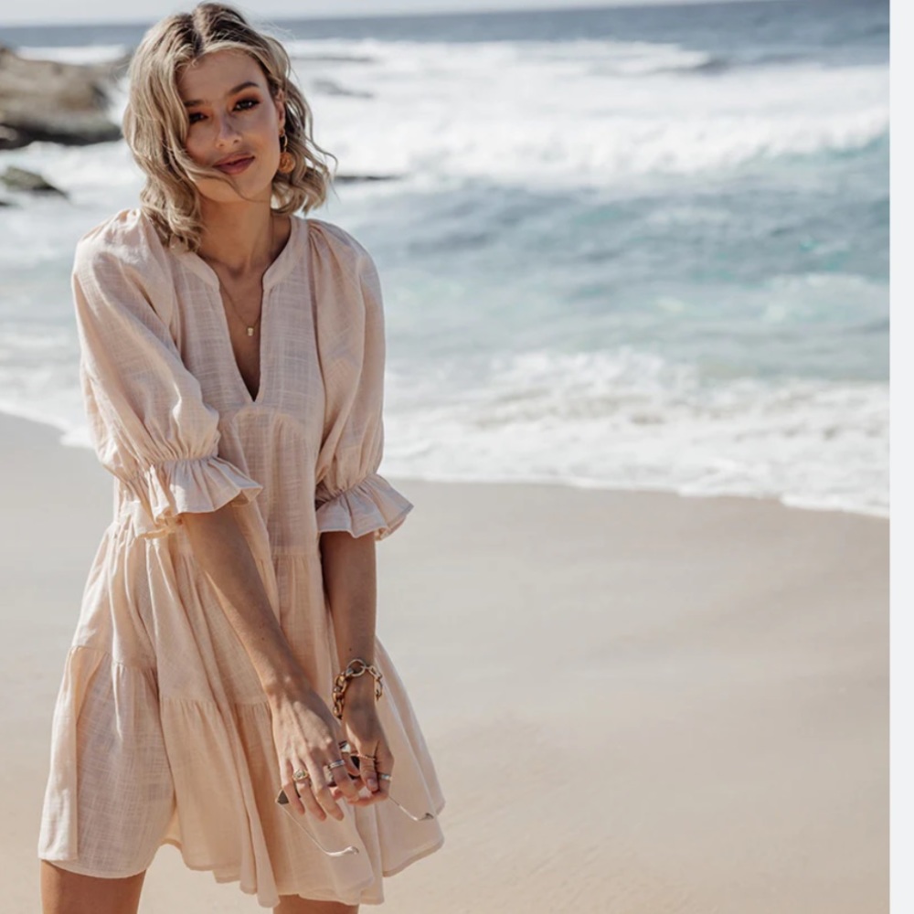 Bird & Kite Evalou Smock in Bone - Sold Out Style